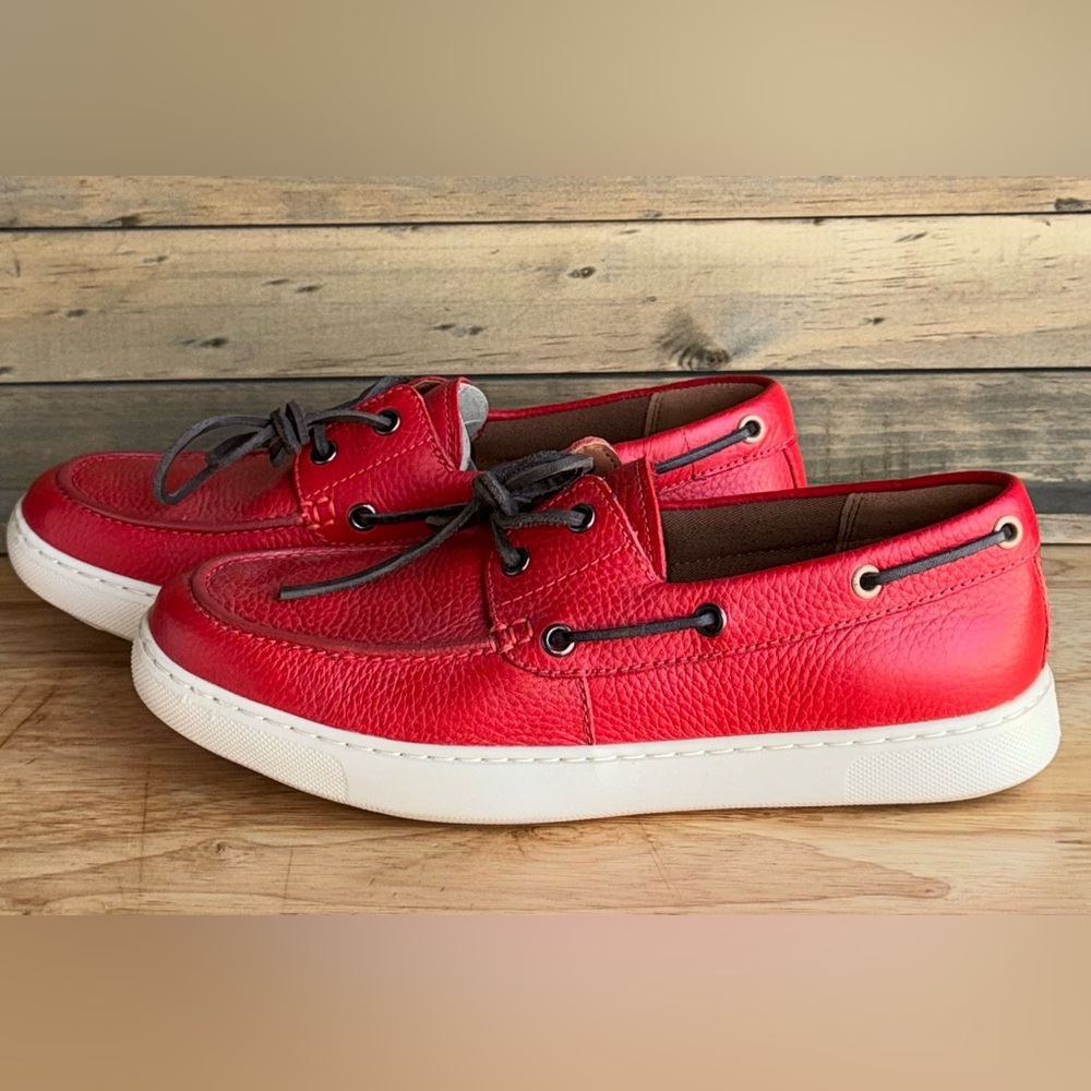FitFlop Mens Lawrence Leather Boat Shoes Loafers